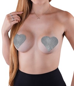 Sutiã Adesivo Glitter Coração Invision.lov (672)