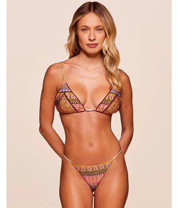Biqu�ni Cortininha Estampado �gua Doce Honey (17362)