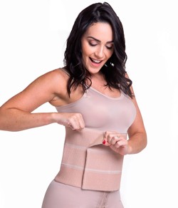 Faixa Abdominal Modeladora 3 Gomos Unissex Biobela (1625G3)