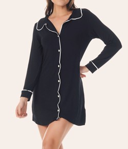 Camisola Americana Curta Bela Notte (1201077) Viscose