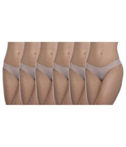 Kit 6 Calcinhas Tangas Corte � Laser Bruvi (1135) Chocolates