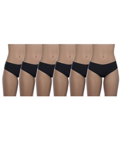 Kit 6 Calcinhas Boneca Bruvi (1149) Pretas