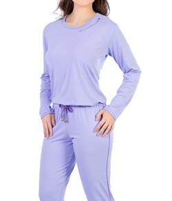 Pijama Feminino Longo Cia do Corpo (5091) Viscolycra