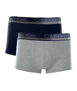 Kit 2 Cuecas Low Rise Trunk Calvin Klein (C11.11) Marinho/Mescla