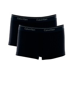 Kit 2 Cuecas Low Rise Trunk Calvin Klein (C11.02) Preto