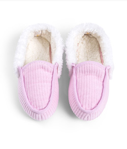 Pantufa Mocassim Cotton Day (13301) Rosa