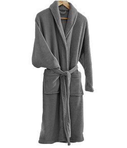 Roupão Longo Fleece Corttex (700073) Chumbo
