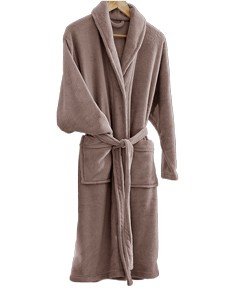 Roupão Longo Fleece Corttex (700073) Avelã