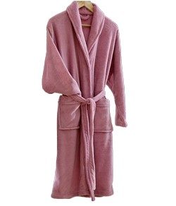 Roupão Longo Fleece Corttex (700073) Rosa