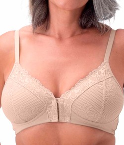 Sutiã Fecho Frontal 2Rios Pérolas (82342) com Renda