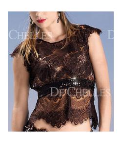 Camisete De Chelles Black Lace (2141)