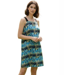 Vestido Saída de Praia Curto De Chelles Acqua (8063)