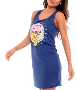 Camisola Curta Ice Cream Doce Luar (5303) Poliviscose