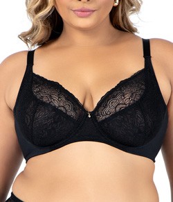 Suti� Meia Ta�a Plus Size Dilady Lace Curves