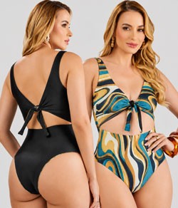 Mai� Dupla Face Dilady Banho de Mar (617589) 4 Looks