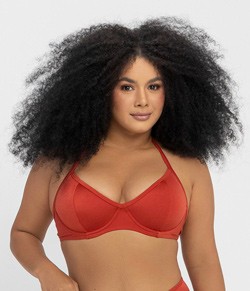 Top Meia Taça Plus Size Dilady Banho de Mar Beach Plus (621115)