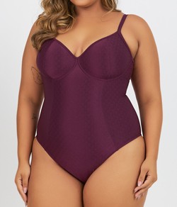 Mai� Meia Ta�a Liso Dilady Banho de Mar Beach (621512) Plus Size