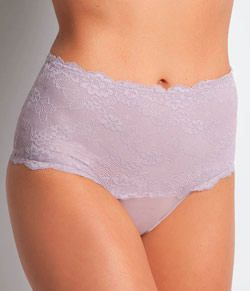 Calcinha com Faixa Top Control em Renda Darling Lace (314.96) Microfibra