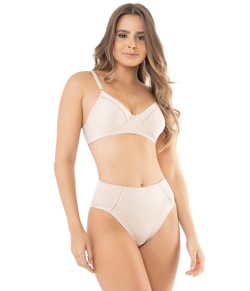 Conjunto Lingerie Sem Bojo DelRio Actuelle (40614/50614) Areia