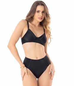 Conjunto Lingerie Sem Bojo DelRio Actuelle (40614/50614) Preto