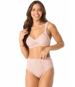 Conjunto Lingerie Sustenta��o com Renda DelRio Classic (40934/50934) Romance