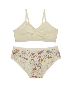Conjunto Top Infantil Unicórnio Miss DelRio (49882) Pérola