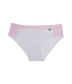Calcinha Infantil Listrada Miss DelRio (51680) Cotton/Algodão