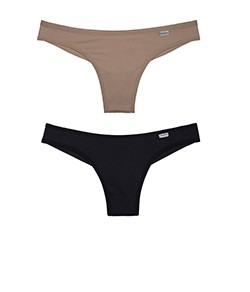 Kit 2 Fio Dental DelRio (57870) Chocolate/Preto
