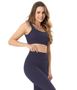 Conjunto Fitness Sem Costura DelRio (6003/6603) Azul