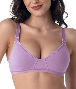Sutiã Amamentação Sem Bojo DeMillus Maternal (61005) Cotton/Algodão