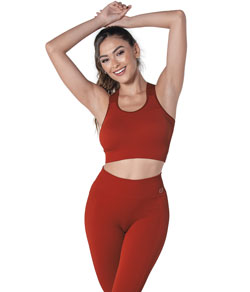 Conjunto Feminino DeMillus Voragem Ultraleve (61529/529) Vermelho