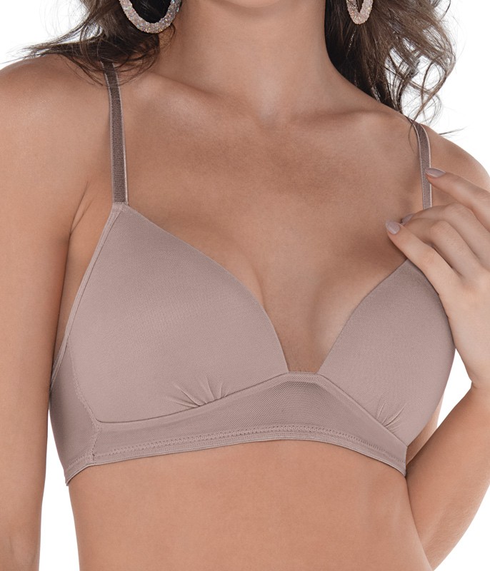 Sutiã em Tule DeMillus Negri (63214) :: lingerie.com.br