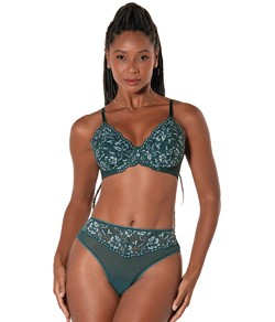 Conjunto Lingerie Rendado DeMillus Cintilante (64438/56438)
