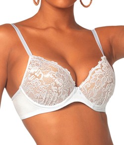 Suti� Push Up Rendado DeMillus Danube (69003) Branco