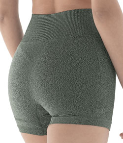 Short Empina Bumbum DeMillus Stadium Ultraleve (94129) Verde Musgo