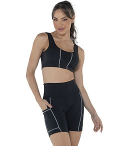 Conjunto Feminino Fitness Pesponto DeMillus (61253/94253)