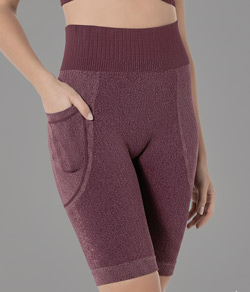 Bermuda Fitness Com Bolso Ultraleve Demillus Violino (94350) Vinho Barolo