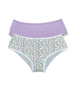 Kit 2 Calcinhas Cavadas DeMillus (K56600/C56600) Floral