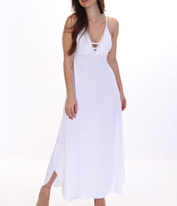 Camisola Longa com Renda D'Rend (327) Branco