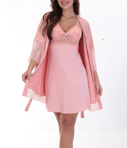 Kit Camisola Amamentação e Robe D