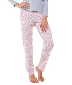 Calça Rosa Floral Liberty E-Pijama (5097) Poliviscose com Elastano