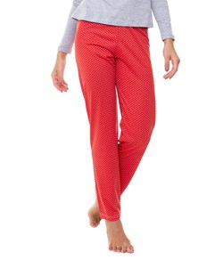 Calça Vermelho Poá E-Pijama By Sepie (5103) Poliviscose