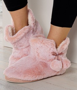 Pantufa Botinha Inverno Europa Penelope (1019) Rosa