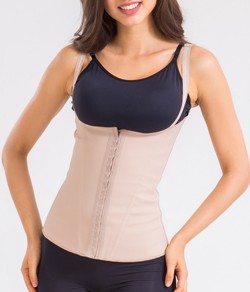 Corselet Alças Fixas Esbelt Cotton/Algodão (458) Emborrachado