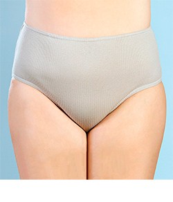 Calcinha Cl�ssica Canelada Fofatex (251) 100% Algod�o - Tamanho GG