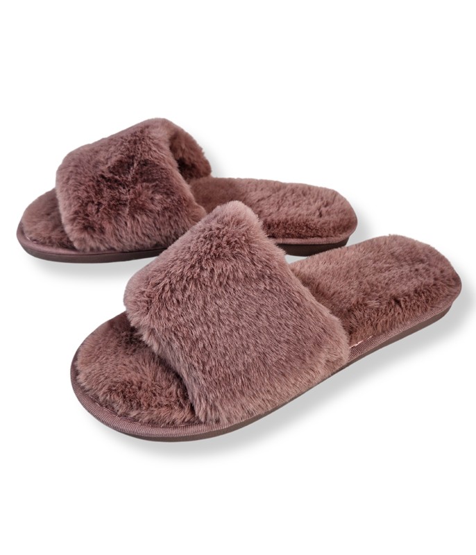 Pantufa Chinelo Peluciada Floff (DK-P109) Roxo ::