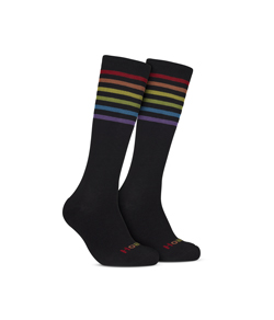 Meia Cano Longo Hoahi Pride Preto - Algod�o