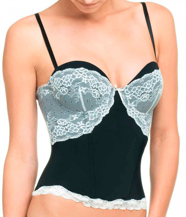 Corselet Push-Up Renda Hope Glam (D7782) :: lingerie.com.br