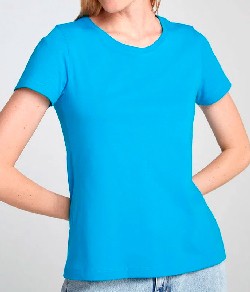 Camiseta Feminina Manga Curta Hering 100% Algodão