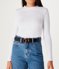 Blusa Feminina Básica Manga Longa Hering